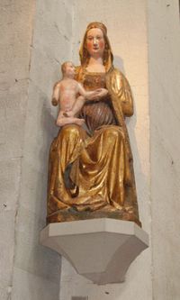 Gotische Madonna im Konstanzer Münster