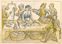 Mercado de pescado durante el Concilio de Constanza